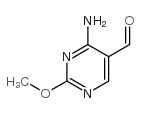 4-氨基-2-甲氧基-5-嘧啶甲醛结构式