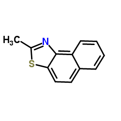 2-甲基-beta-萘并噻唑结构式