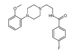 4-fluoro-N-[2-[4-(2-methoxyphenyl)piperazin-1-yl]ethyl]benzamide Structure