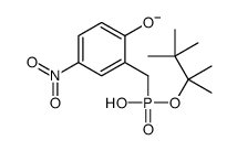 (2-hydroxy-5-nitrophenyl)methyl-(2,3,3-trimethylbutan-2-yloxy)phosphinate结构式