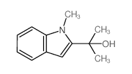 2-(1-methylindol-2-yl)propan-2-ol结构式