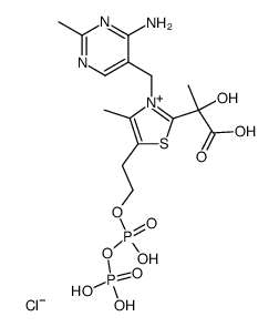 α-lactylthiamin diphosphate结构式