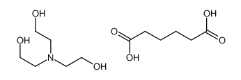 adipic acid, compound with 2,2',2''-nitrilotriethanol Structure