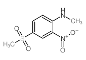 N-Methyl-N-[4-(methylsulfonyl)-2-nitrophenyl]amine structure
