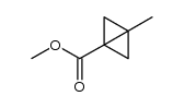 methyl 3-methylbicyclo[1.1.0]butane-1-carboxylate结构式