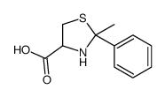 2-甲基-2-苯基-4-噻唑烷羧酸结构式