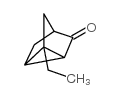 6-ethyl-2,4,5,7-tetrahydro-1H-tricyclo[2.2.1.02,6]heptan-3-one结构式