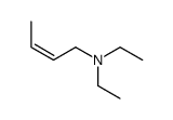 N,N-diethylbut-2-en-1-amine结构式