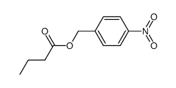 p-nitrobenzyl n-butyrate Structure
