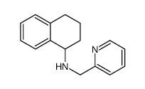 N-(2-Pyridinylmethyl)-1,2,3,4-tetrahydro-1-naphthalenamine结构式