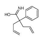 2-phenyl-2-prop-2-enylpent-4-enamide结构式