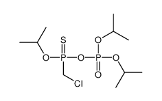 [chloromethyl(propan-2-yloxy)phosphinothioyl] dipropan-2-yl phosphate结构式