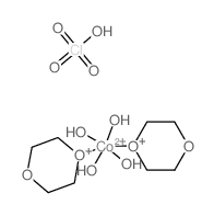 cobalt(2+),1,4-dioxan-1-ium,perchloric acid,tetrahydrate结构式