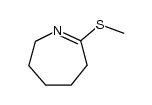 7-methylsulfanyl-3,4,5,6-tetrahydro-2H-azepine结构式