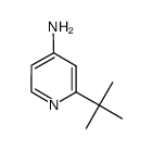 2-叔丁基吡啶-4-胺结构式