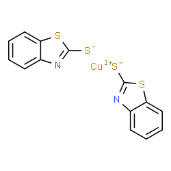 Benzothiazole-2(3H)-thione, copper salt (2+)结构式