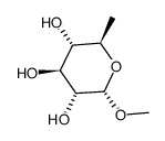 甲基-6-脱氧-alpha-d-吡喃葡萄糖苷结构式