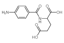 N-(4-Aminobenzoyl)-DL-glutamic acid Structure