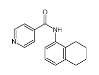 N-(5,6,7,8-Tetrahydro-1-naphthalenyl)isonicotinamide结构式
