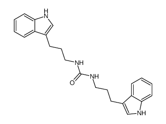 1,3-bis-(3-indol-3-yl-propyl)-urea Structure