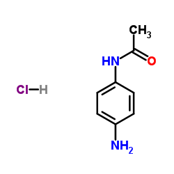 4-Acetamidoanilinium chloride Structure