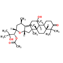 24-乙酰泽泻醇F结构式