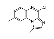 4-Chloro-1,8-Dimethyl-Imidazo[1,2-A]Quinoxaline Structure