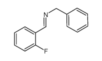 N-(2-fluorobenzylidene)-1-phenylmethanamine结构式