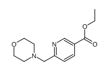 ethyl 6-(morpholin-4-ylmethyl)pyridine-3-carboxylate Structure