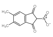 5,6-dimethyl-2-nitroindene-1,3-dione Structure