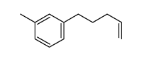 1-methyl-3-pent-4-enylbenzene结构式