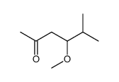 4-methoxy-5-methylhexan-2-one Structure
