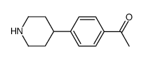 1-(4-(piperidin-4-yl)phenyl)ethan-1-one Structure