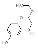 ethyl 2-(3-aminophenoxy)acetate结构式