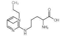 2-amino-5-[(5-pentylpyrimidin-2-yl)amino]pentanoic acid Structure
