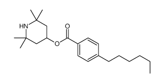 (2,2,6,6-tetramethylpiperidin-4-yl) 4-hexylbenzoate Structure