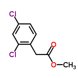 Methyl (2,4-dichlorophenyl)acetate Structure