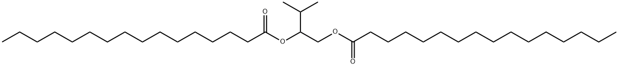 Bis(hexadecanoic acid)3-methyl-1,2-butanediyl结构式