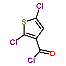 2,5-二氯硫代苯-3-碳酰氯结构式