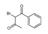 2-bromo-1-phenylbutane-1,3-dione Structure
