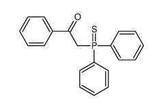 2-(Diphenylphosphinothioyl)-1-phenylethanone结构式