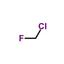 Chlorofluoromethane Structure