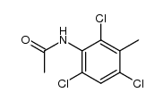 acetic acid-(2,4,6-trichloro-3-methyl-anilide)结构式
