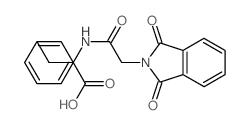 Phenylalanine,N-[(1,3-dihydro-1,3-dioxo-2H-isoindol-2-yl)acetyl]- (9CI)结构式