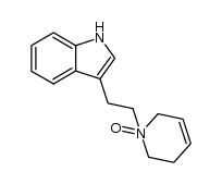 1-(2-(1H-indol-3-yl)ethyl)-1,2,3,6-tetrahydropyridine 1-oxide Structure