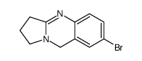 7-bromo-1,2,3,9-tetrahydropyrrolo[2,1-b]quinazoline结构式