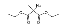 α-methyldiethylsodiomalonate结构式