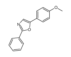 5-(4-methoxyphenyl)-2-phenyl-1,3-oxazole结构式