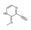 3-(甲基氨基)吡嗪-2-甲腈结构式