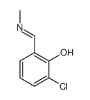Phenol,2-chloro-6-[(methylimino)methyl]- structure